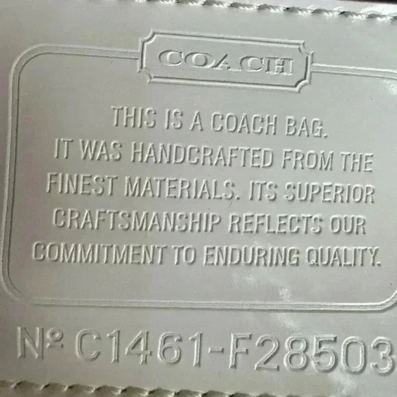 Coach Devin Light Beige Khaki Ivory satchel Handbag Purse. - Picture 12 of 13